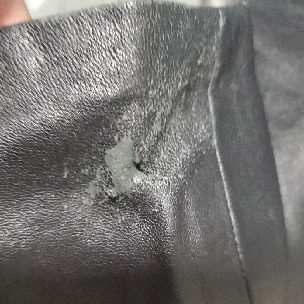 Vtg Alfani Black  Leather Pants - Picture 12 of 13